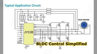 Le circuit intégré de contrôle de moteur JY03B BLDC simplifie la conception